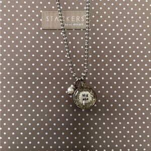 Silver big sis Charm Necklace